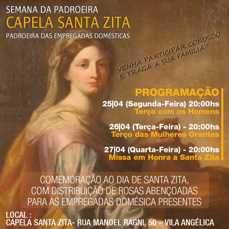 Read more about the article Semana da Padroeira Santa Zita