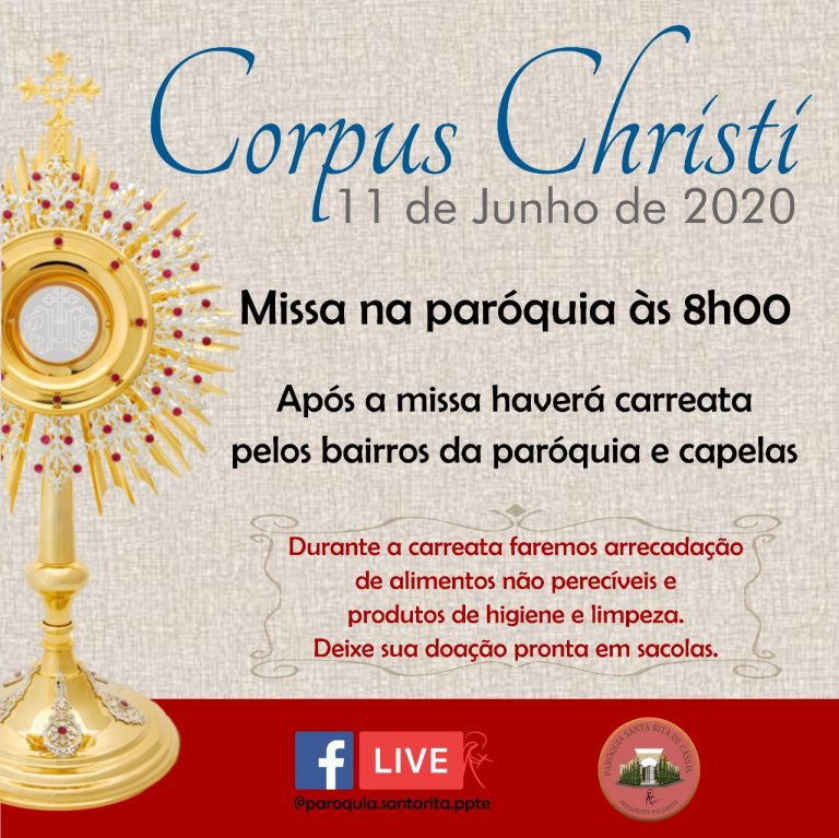 Read more about the article Missa e carreata de Corpus Christi